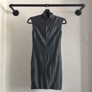 ACNE Silver Spandex Minidress